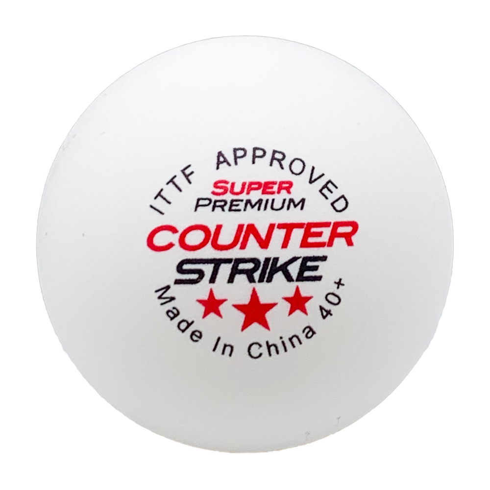 CounterStrike Super Premium 40+ Table Tennis Balls (6 Pack)