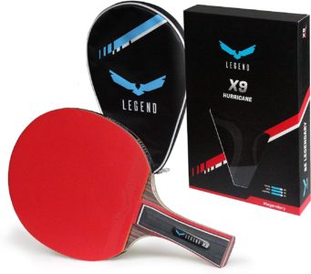 Legend Professional Table Tennis Paddle with Carrying Case